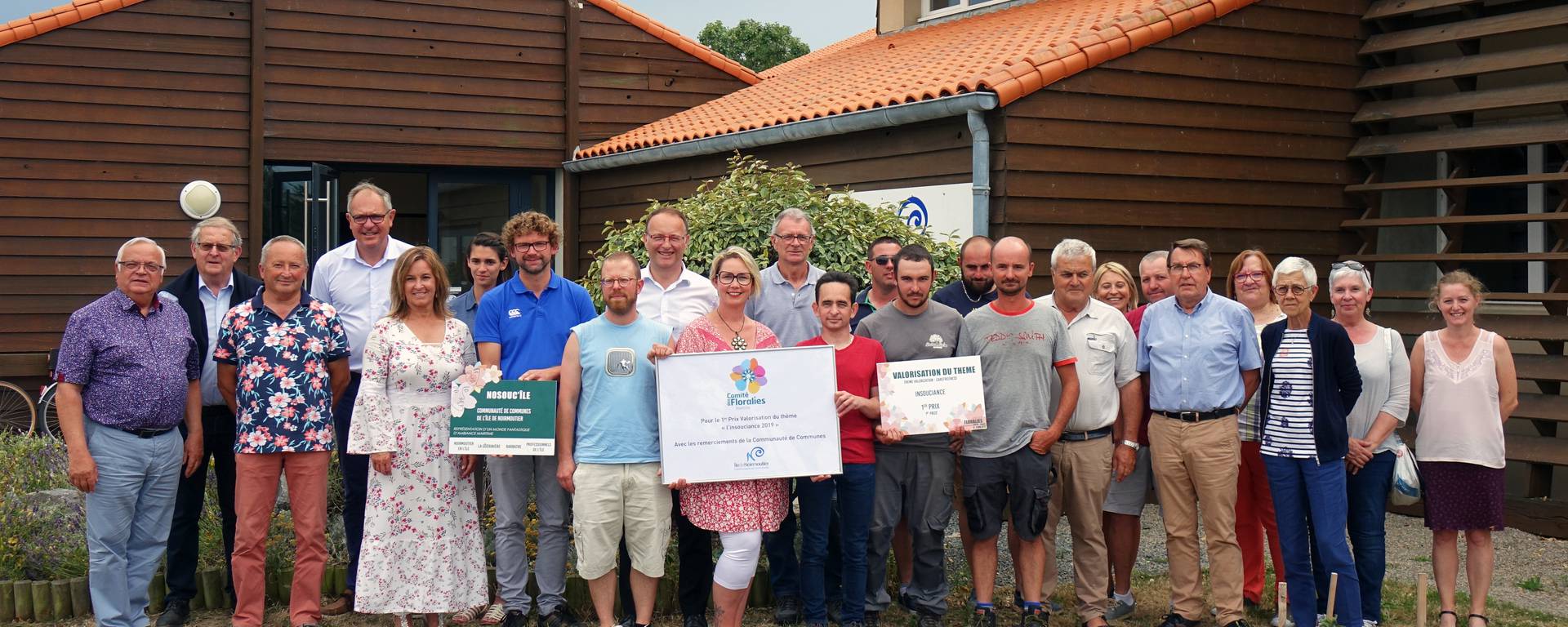 La Communauté de Communes a souhaité féliciter celles et ceux qui ont contribué à la visibilité de l'île.