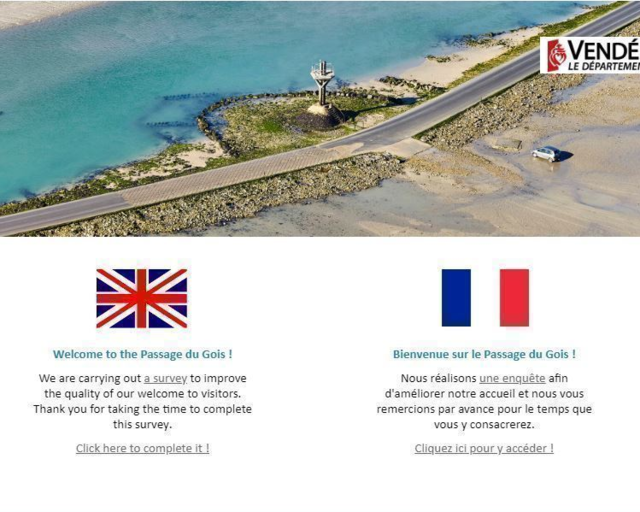 Enquête publique pour le passage du Gois