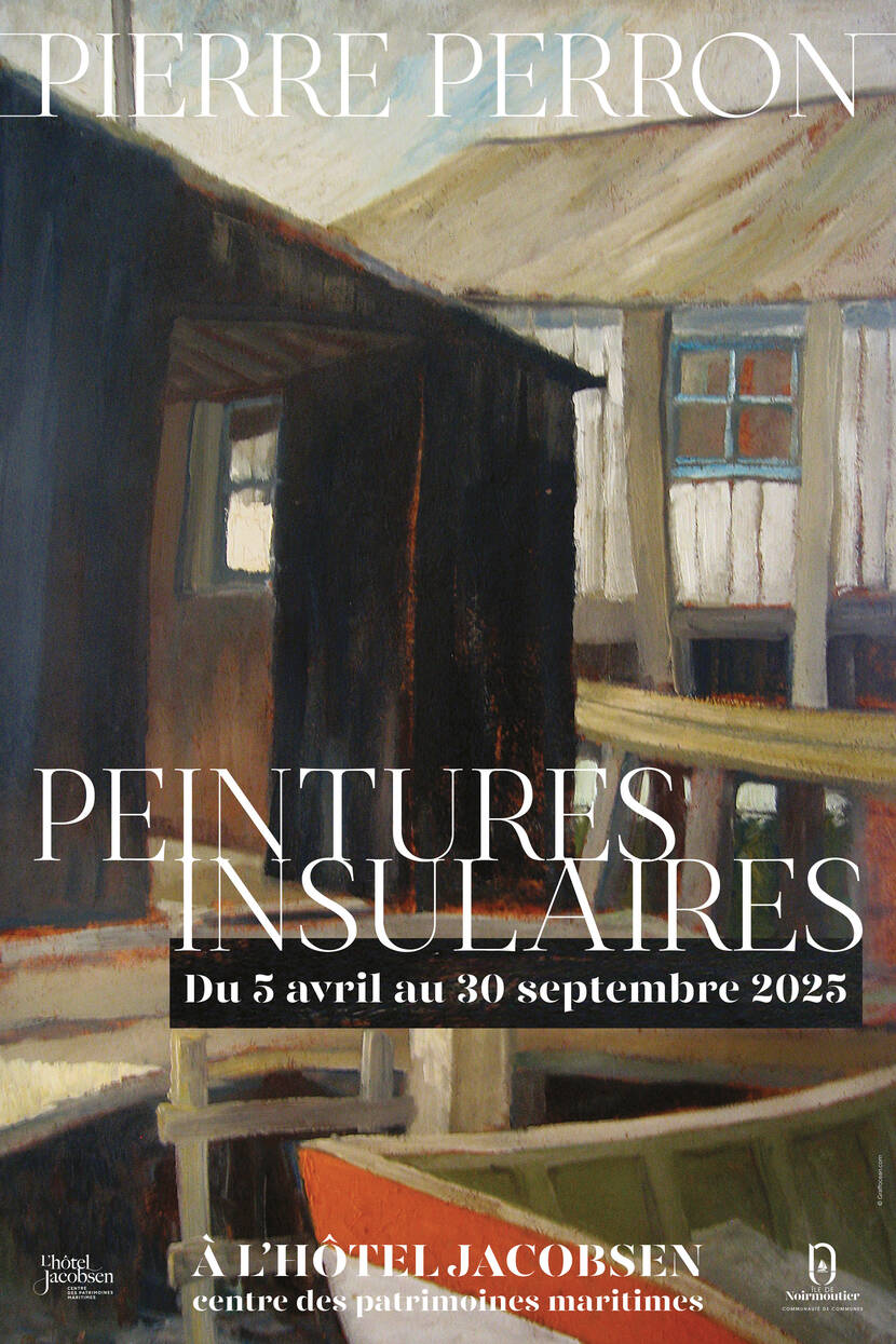 Exposition de Pierre Perron, peintures insulaires