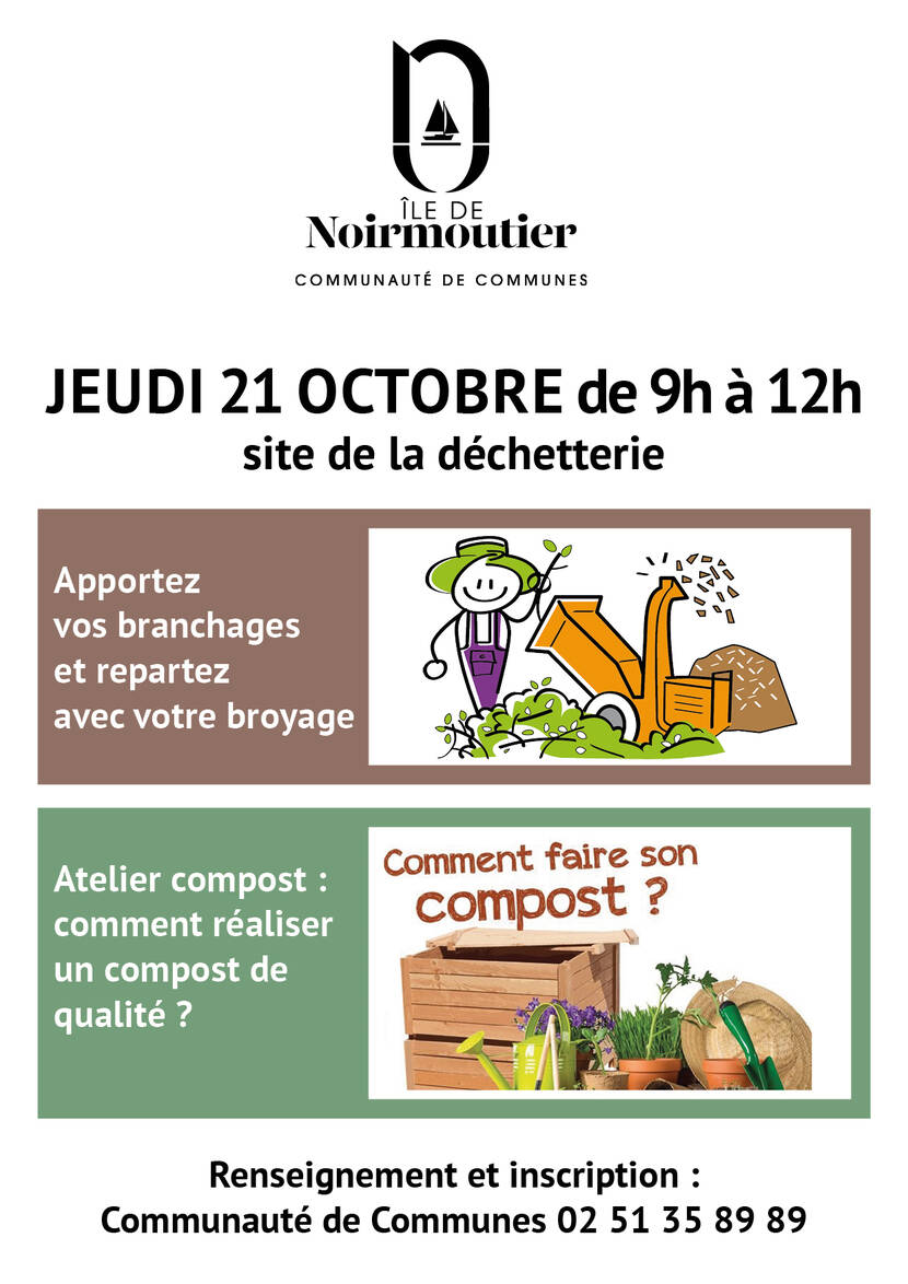 ateliers broyage et compostage