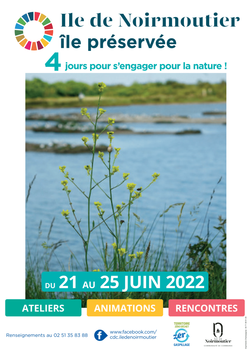 Affiche 4 jours pour s'engager pour la nature 2022 CCIN