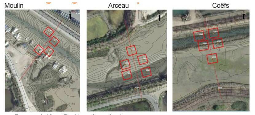 Emplacement sondages géotechniques 