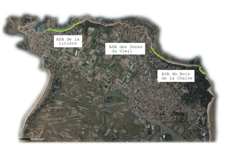 Les trois ASA sur l'île de Noirmoutier