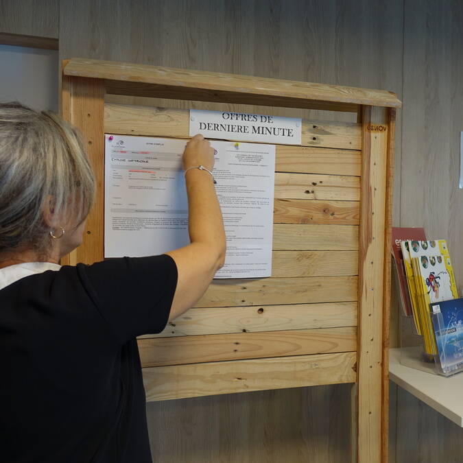 Affichage offre d'emploi, île de Noirmoutier