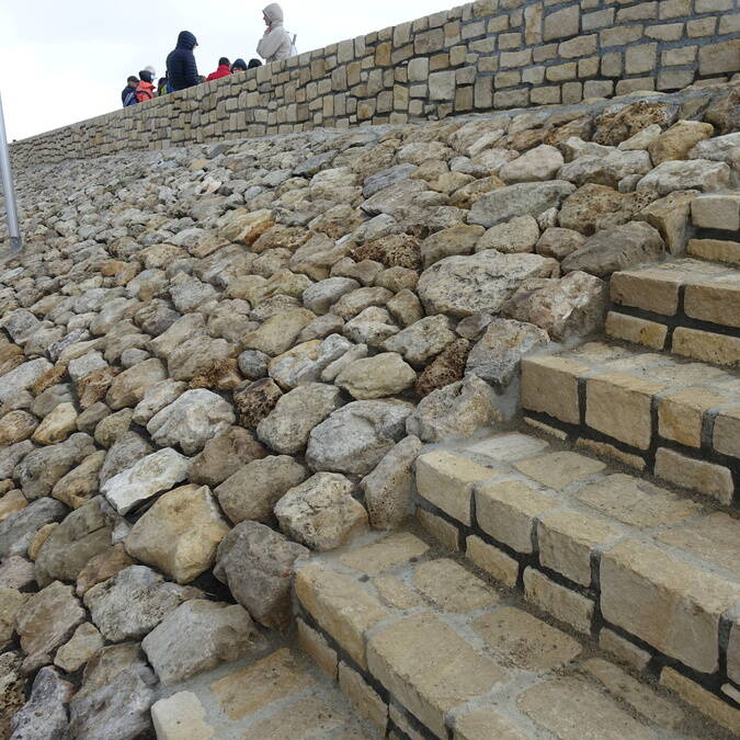 Travaux digue du Gois