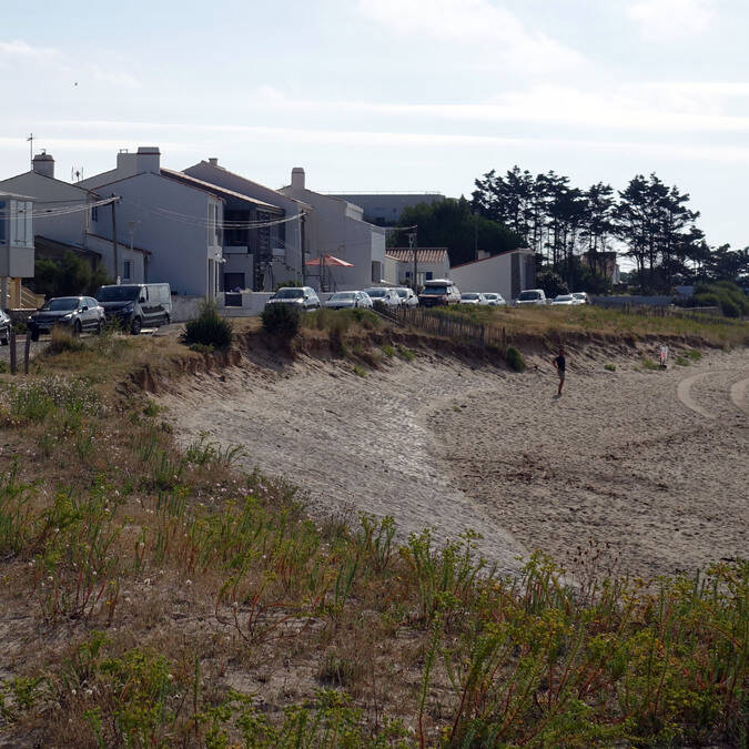 Boulevard de l'Océan, rejointement du perré