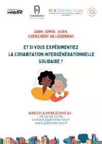 Affiche accueillants - cohabitation intergénérationnelle